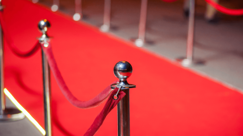 Tappeto rosso per i VIP