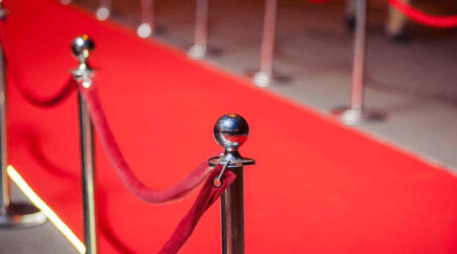 Tappeto rosso per i VIP