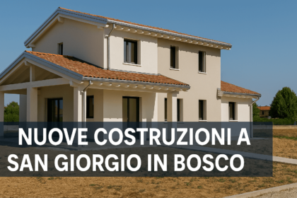 nuove costruzioni residenziali a san giorgio in bosco